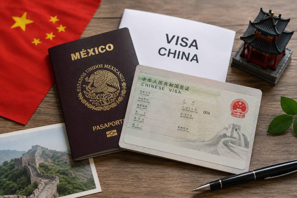 Pasaportes visa china
