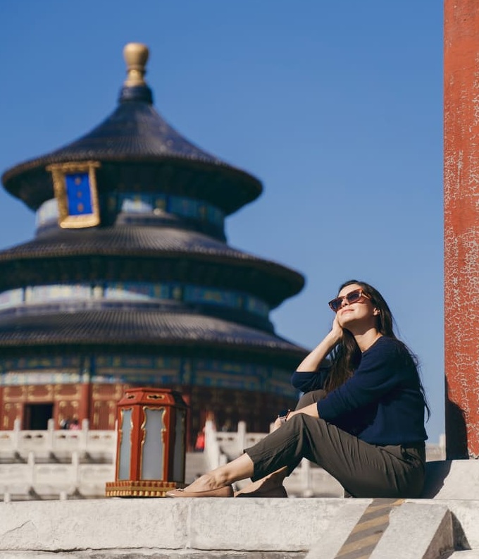 Mujer en Beijing China