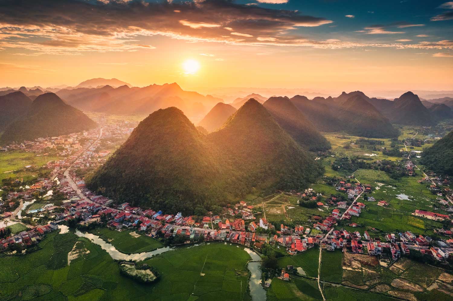 Yangsho atardecer
